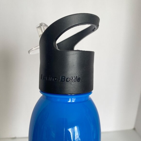 Blue Enviro-Bottle BPA-Free Drink Container With Flip-Up Nozzle Comfort Grip - Picture 3 of 15